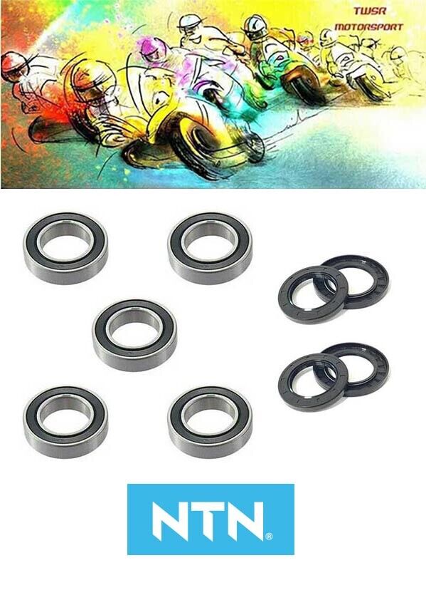 Kawasaki ZX600 (ZX-6R) (636) Front & Rear NTN Wheel Bearings & Seals 03-18