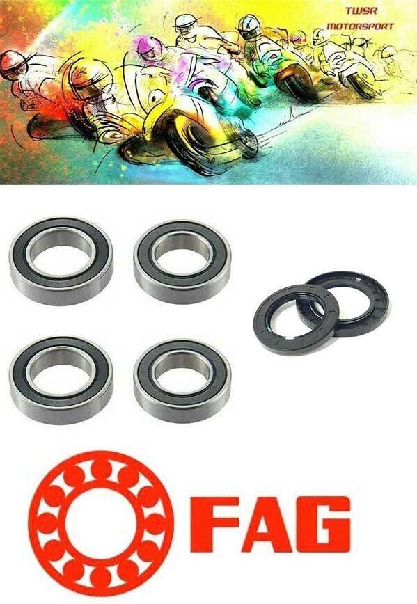 Genuine FAG Yamaha XJ 900 S DIVERSION Rear Wheel Bearings & Seals 1995 - 2003
