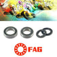 FAG Kawasaki ZX 750 Ninja ZX7R Front Wheel Bearings & Seals 1991 - 2003